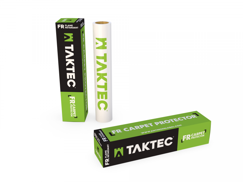 Taktec Flame RetardAnt Carpet Film 100m Roll - 600mm